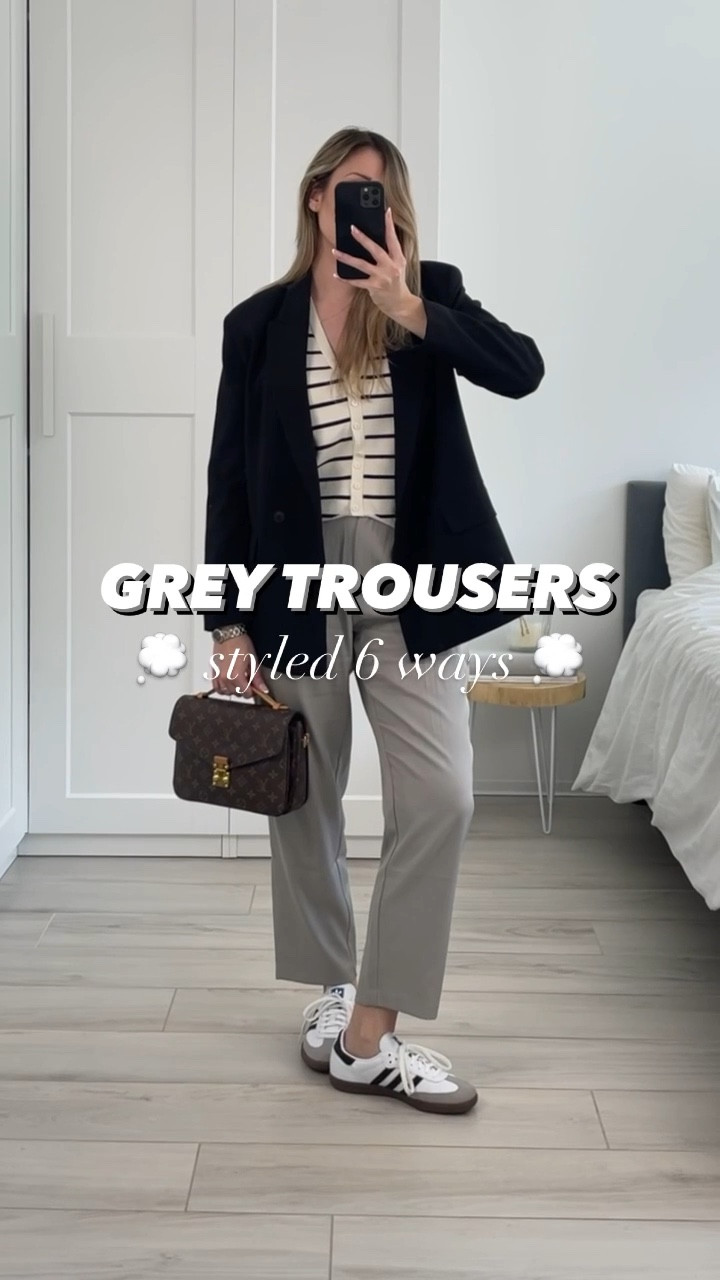 Grey trousers are a wardrobe staple for all-year-round 🦓 

*adidas samba OG
*sézane ‘paula babies’ mary janes
*&otherstories oversized cardigan 
*veja campo sneakers
*contrasted tank top
*wool beige blazer
*stripes

#LTKworkwear #LTKstyletip #LTKfindsunder100