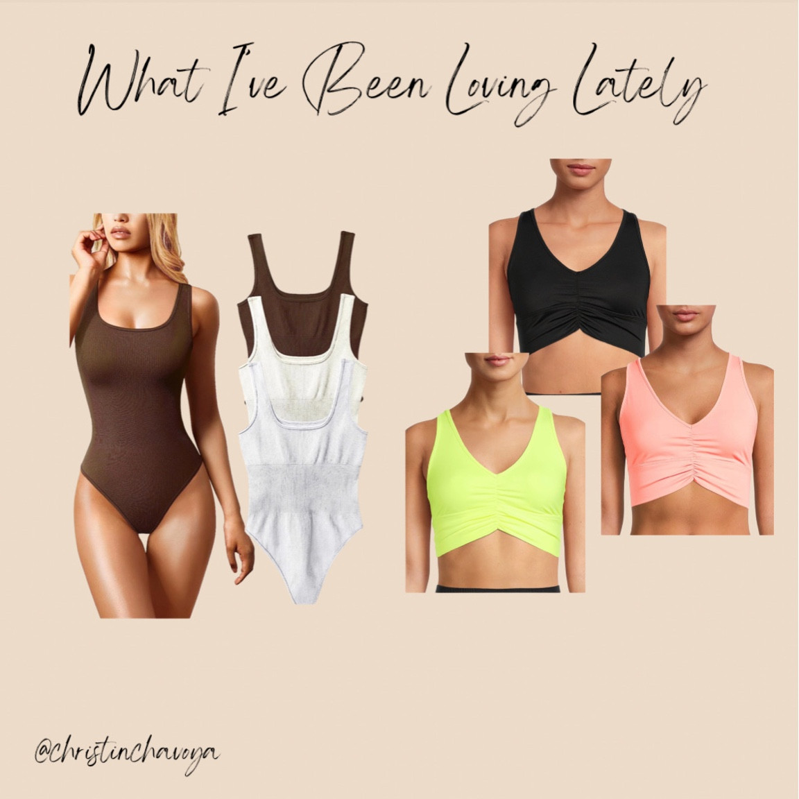 Some clothing items I’ve been loving lately!

Tummy control bodysuit. Skimms. Walmart fashion. Sports bra. 

#LTKunder50 #LTKfit #LTKitbag