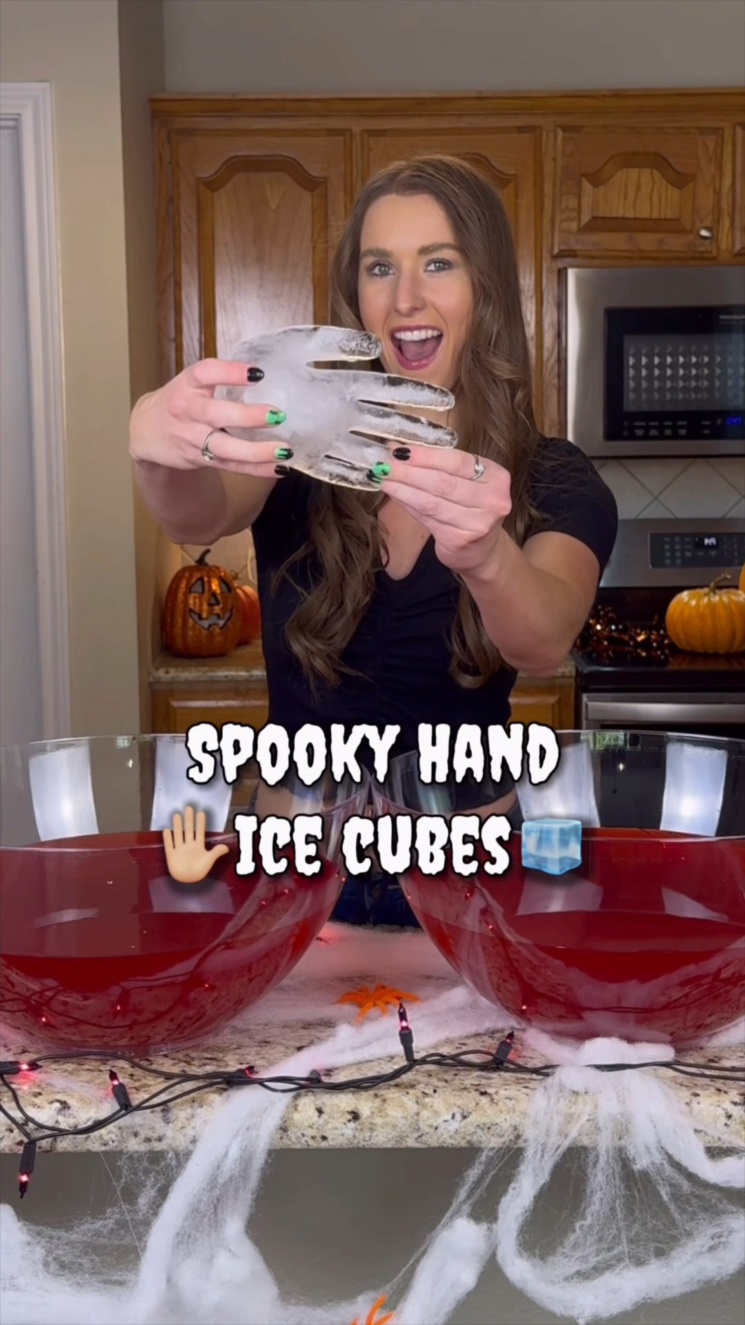 Spooky hand ice cubes. Halloween DIY. Halloween party ideas. Halloween decor. Halloween drinks.

#LTKSeasonal