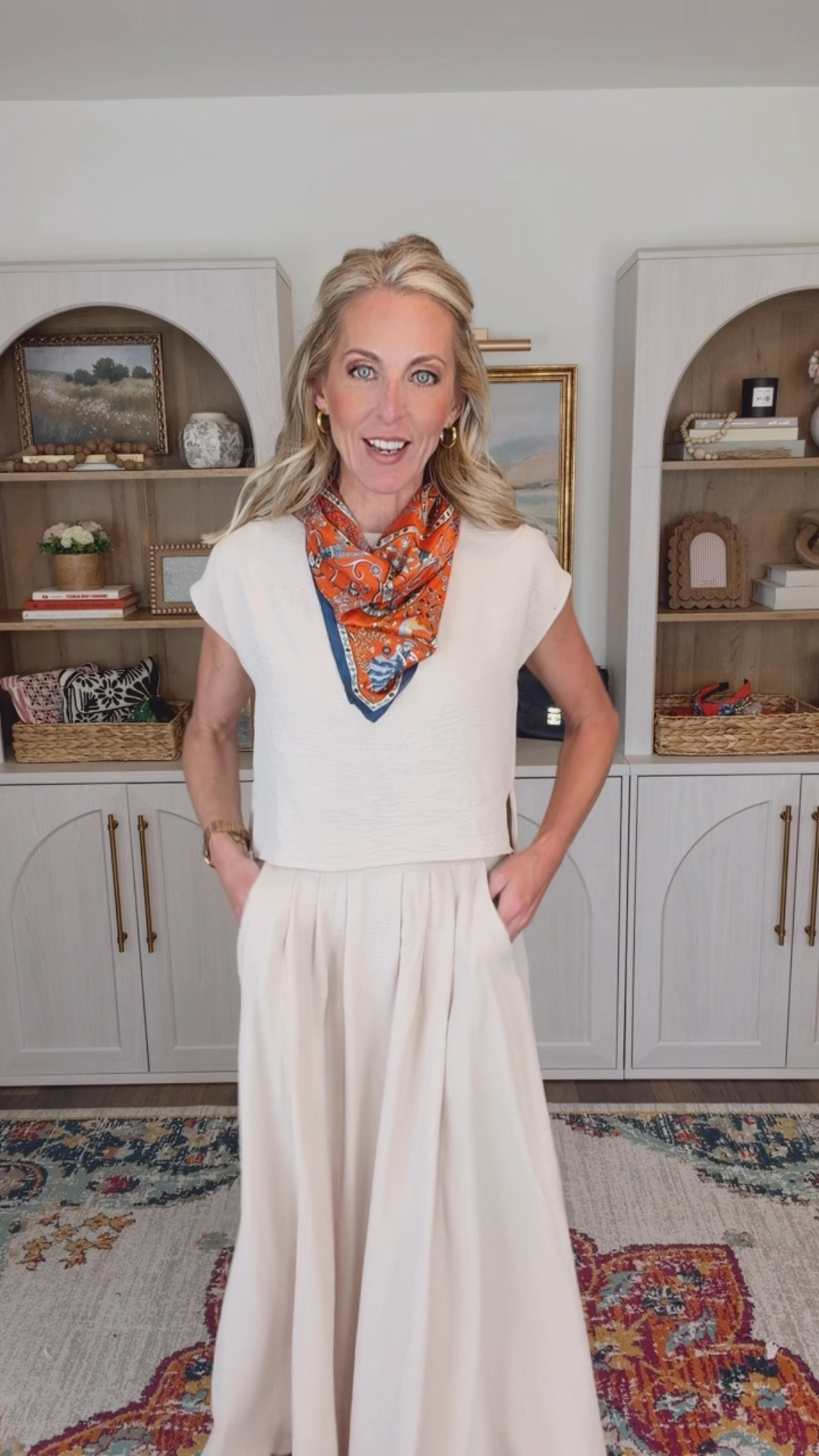 Spring called and Amazon answered. 5 Amazon sets + 5 ways to style your favorite scarf all under $40. Comment SET below and I'll DM you every single link! 

Always check stories for complete try-on’s and more details! 

Everything is linked on my LTK too @lightandlifestyled 🔗