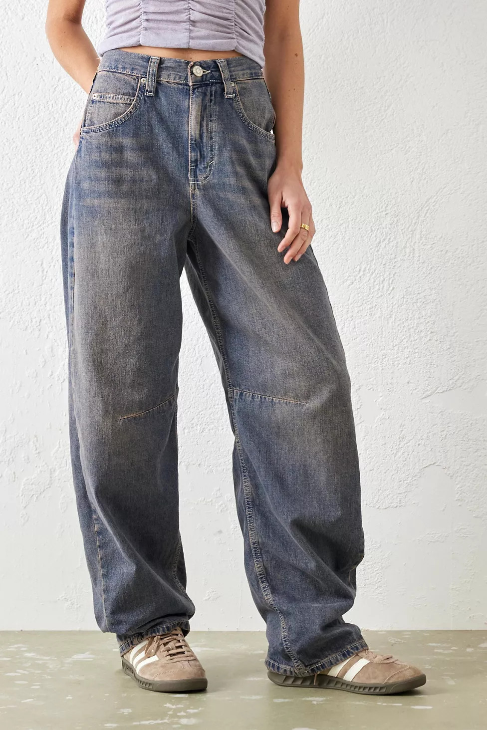 BDG Tinted Logan Cinch Back Boyfriend Jean | Urban Outfitters (US and RoW)