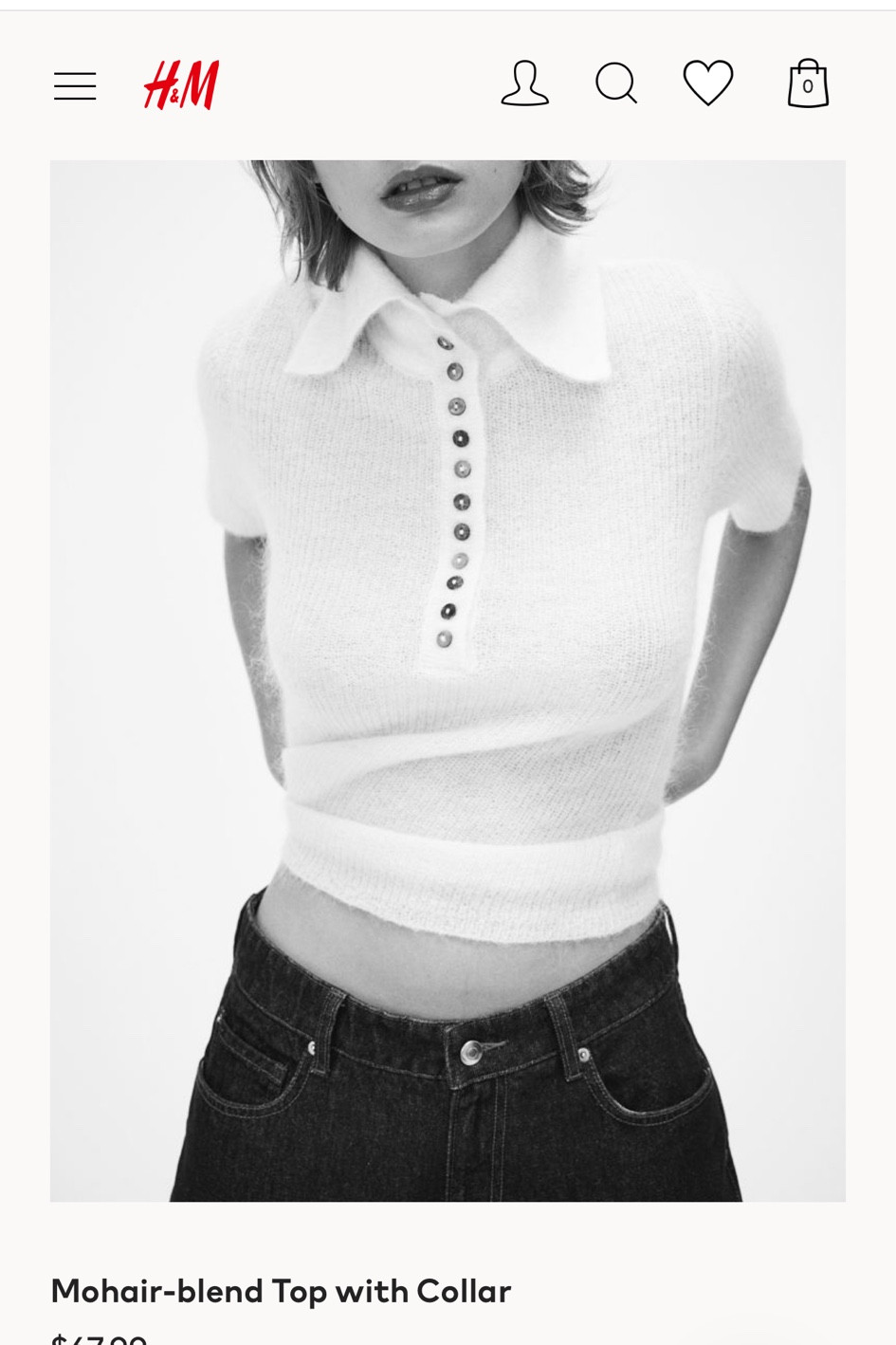 H&M Mohair Blend Top 

#LTKSeasonal #LTKstyletip