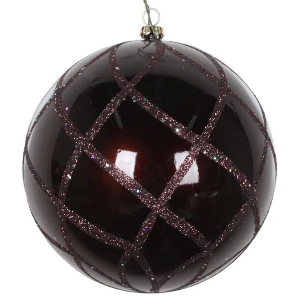 Candy Glitter Net Ball Ornament (Set of 3) | Wayfair North America