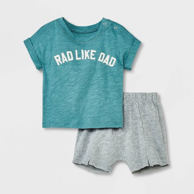 Grayson Mini Baby Boys' 2pc 'Dad' Top & Bottom Set | Target