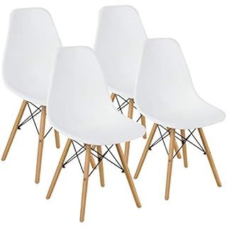 Furmax Pre Assembled Modern Style Dining Chair Mid Century Modern DSW Chair, Shell Lounge Plastic... | Amazon (US)