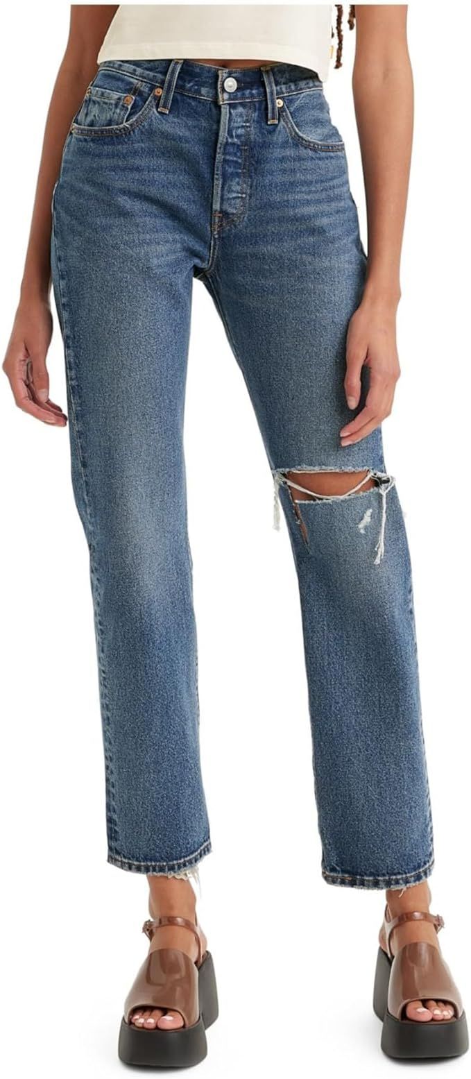Levi's Women's Premium 501 Original Fit Jeans | Amazon (US)