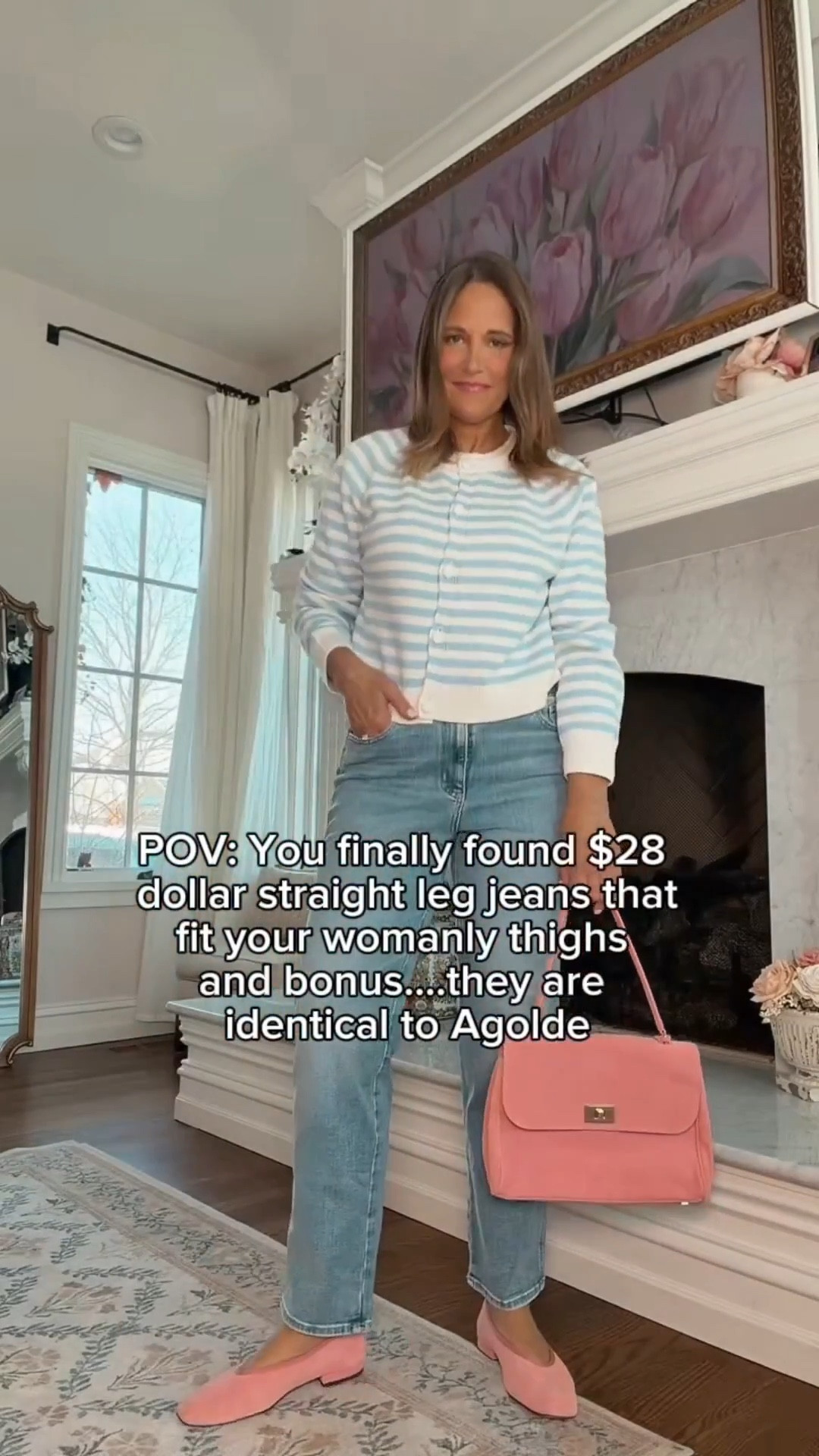 I can’t get over how soft these jeans are and the designer-inspired vibe they give. They’re from Target, but honestly feel just as amazing as they look. Perfect for dressing up or keeping it casual.

#LTKMidsize #LTKSeasonal #LTKOver40