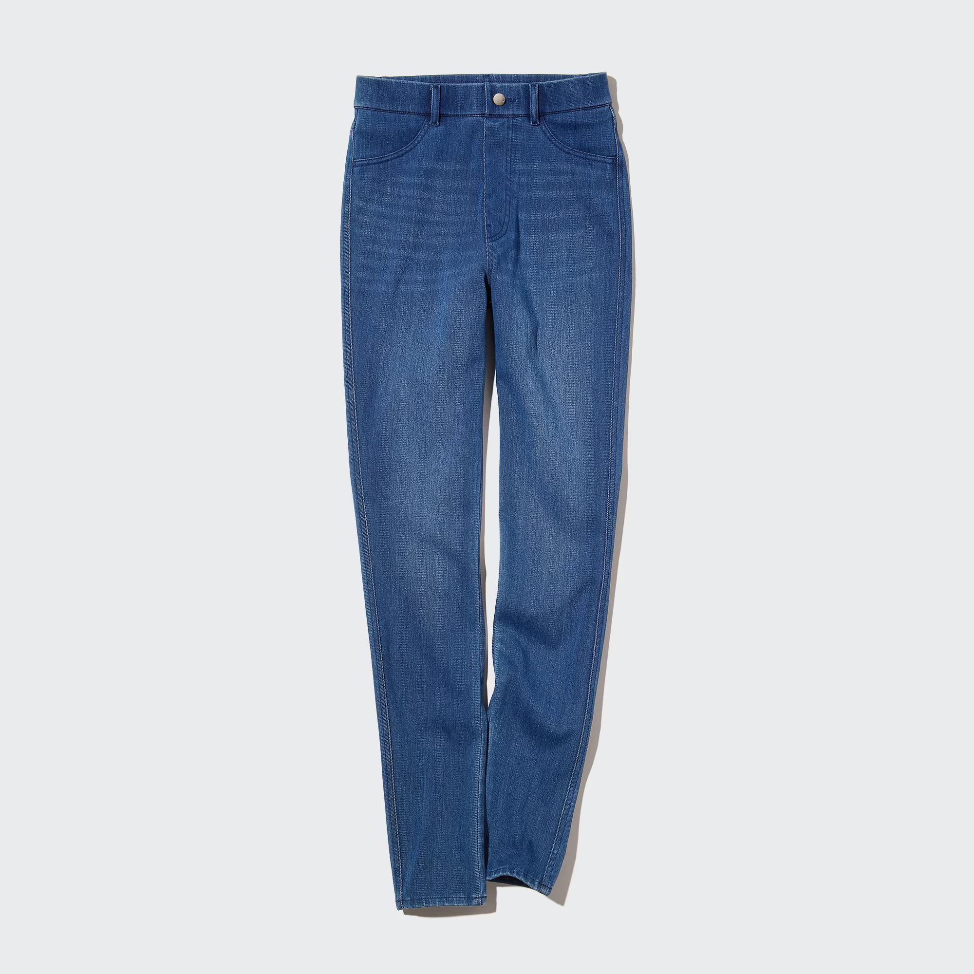 Ultra Stretch High-Rise Denim Leggings Pants (Tall) (Women) | UNIQLO US | UNIQLO (US)