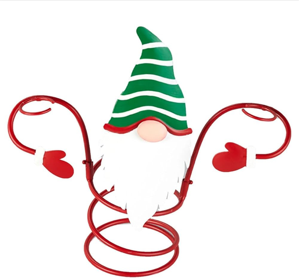 Zheararm Christmas Holiday Wine Bottle Glass Holders, Snowman Santa Claus Gnome Wine Bottle and G... | Amazon (US)