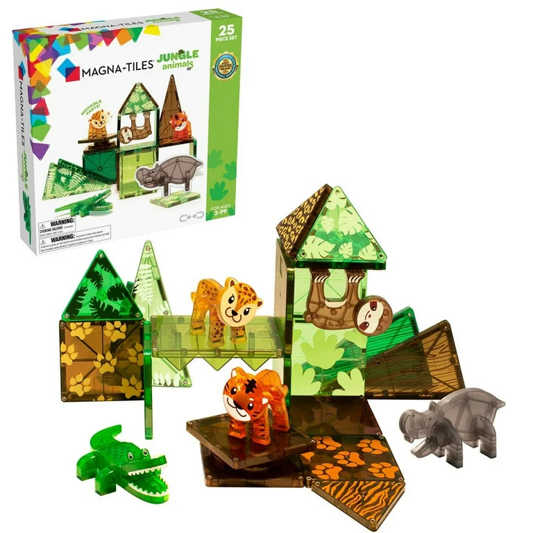 MAGNA-TILES Jungle Animals 25 Piece Set | Walmart (US)