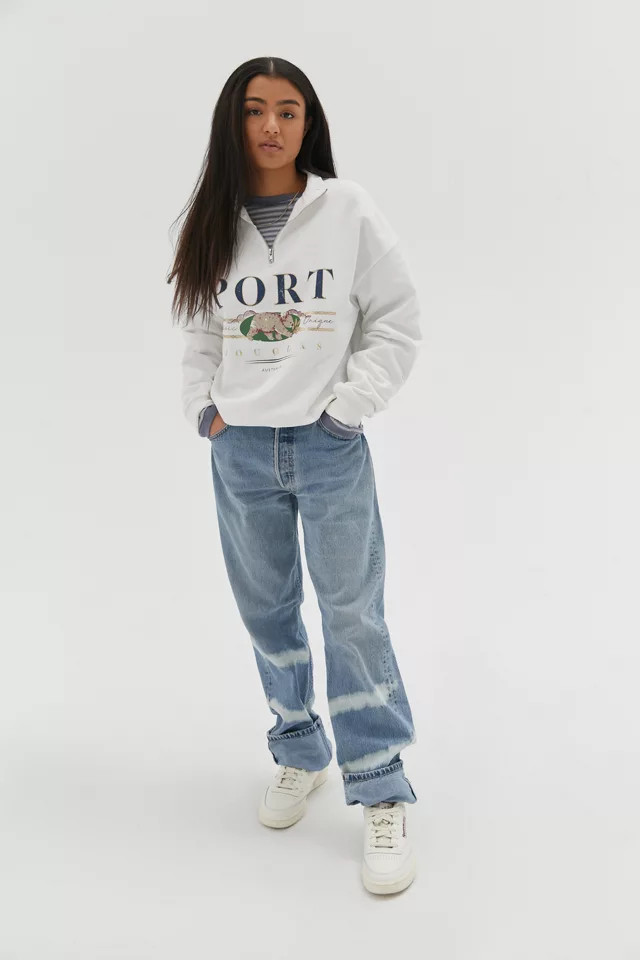 Port Douglas Half-Zip Sweatshirt | Urban Outfitters (US and RoW)