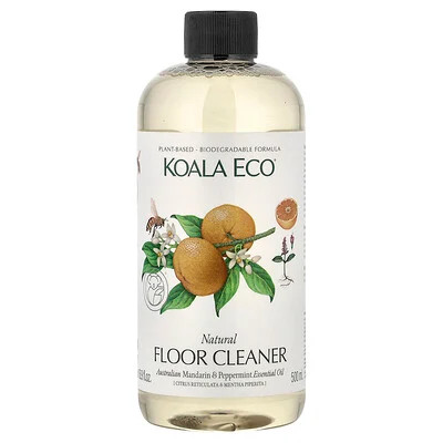 Koala Eco, Natural Floor Cleaner, Australian Mandarin & Peppermint Essential Oil, 16.9 fl oz (500 ml) | iHerb