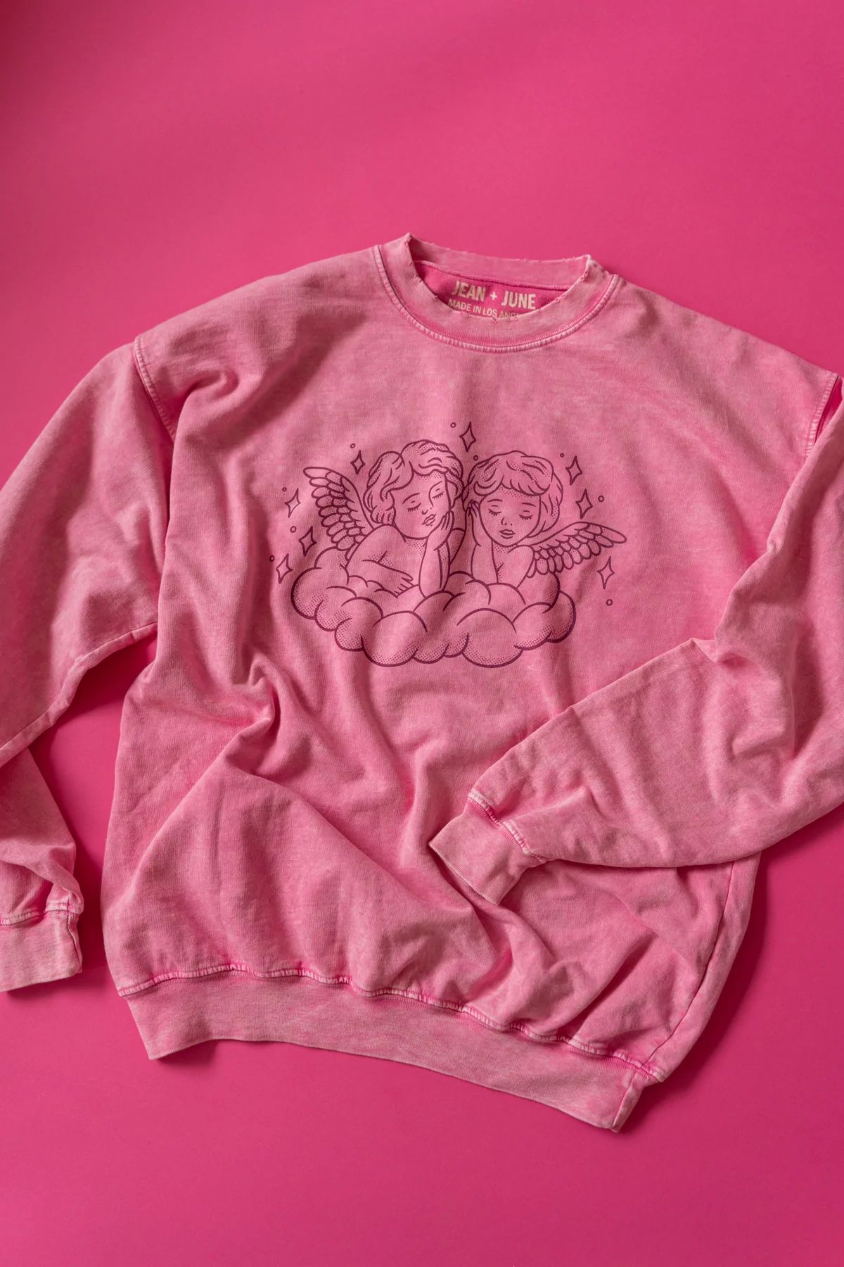 Cupid Women's Sweatshirt in Pink | Jean and June