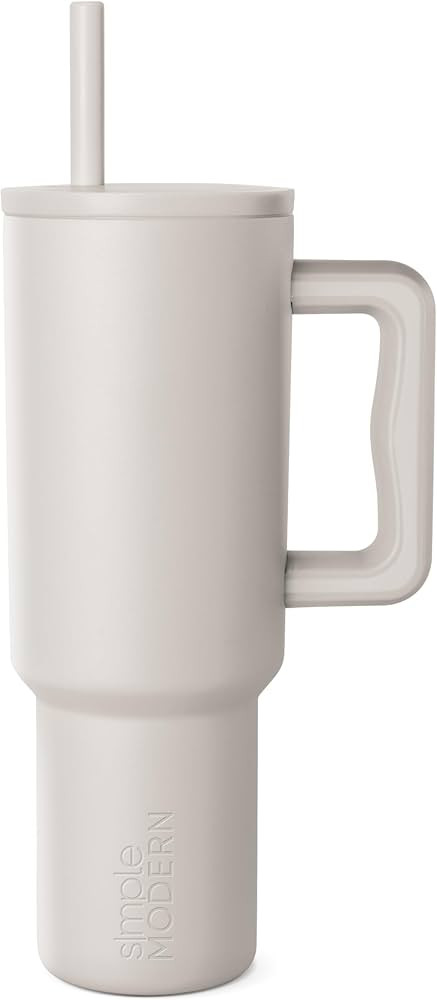 Simple Modern 40 oz Tumbler with Handle and Straw Lid | Leak-Proof Insulated Stainless Steel Wate... | Amazon (US)