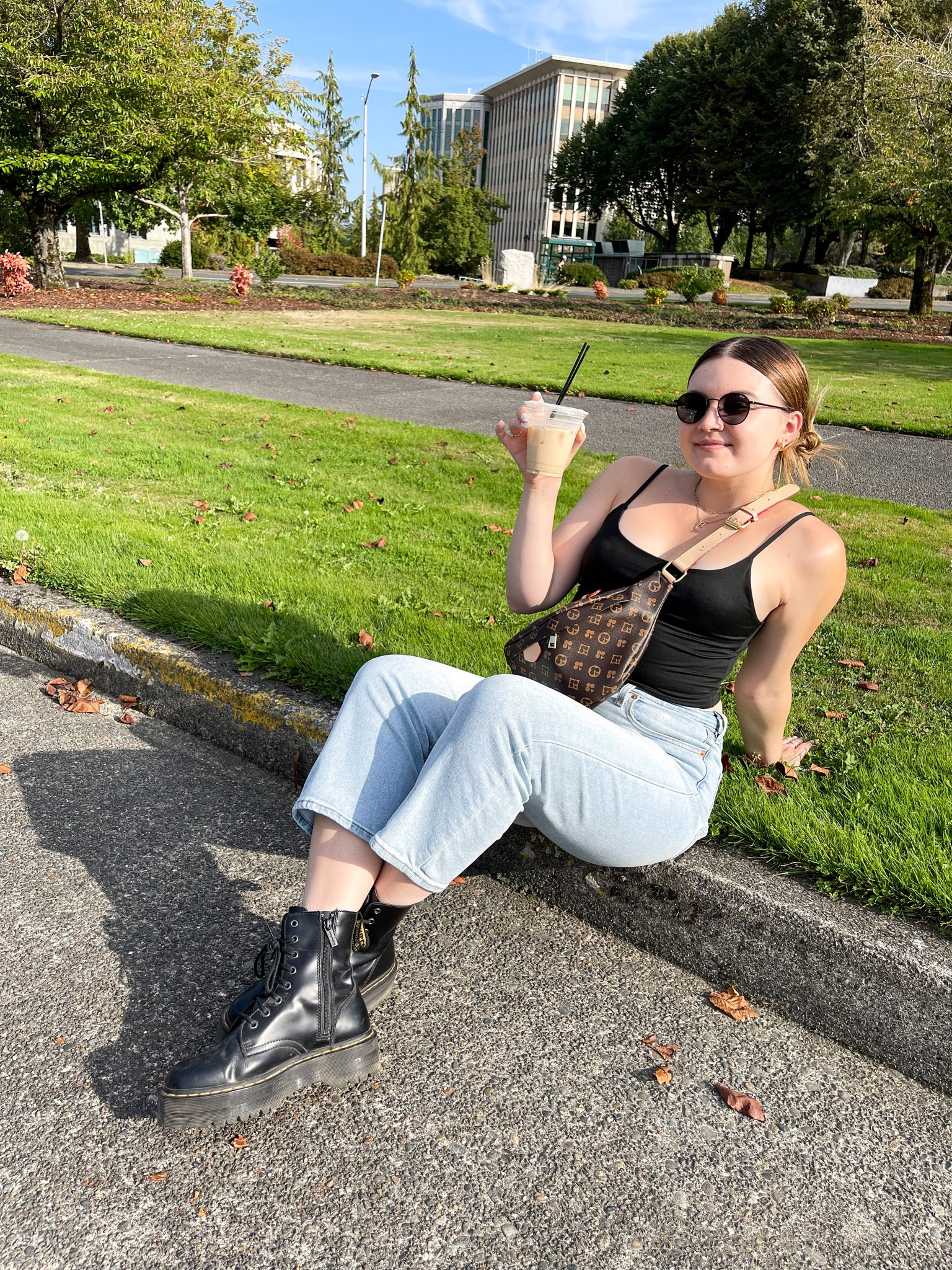 Cute fall outfit idea with chunky platform combat boots! Dr Marten Jadons are my cold weather go-to!!

I’m wearing a M tank, size 31 jeans and size 9 boots

#LTKshoecrush #LTKstyletip #LTKSeasonal