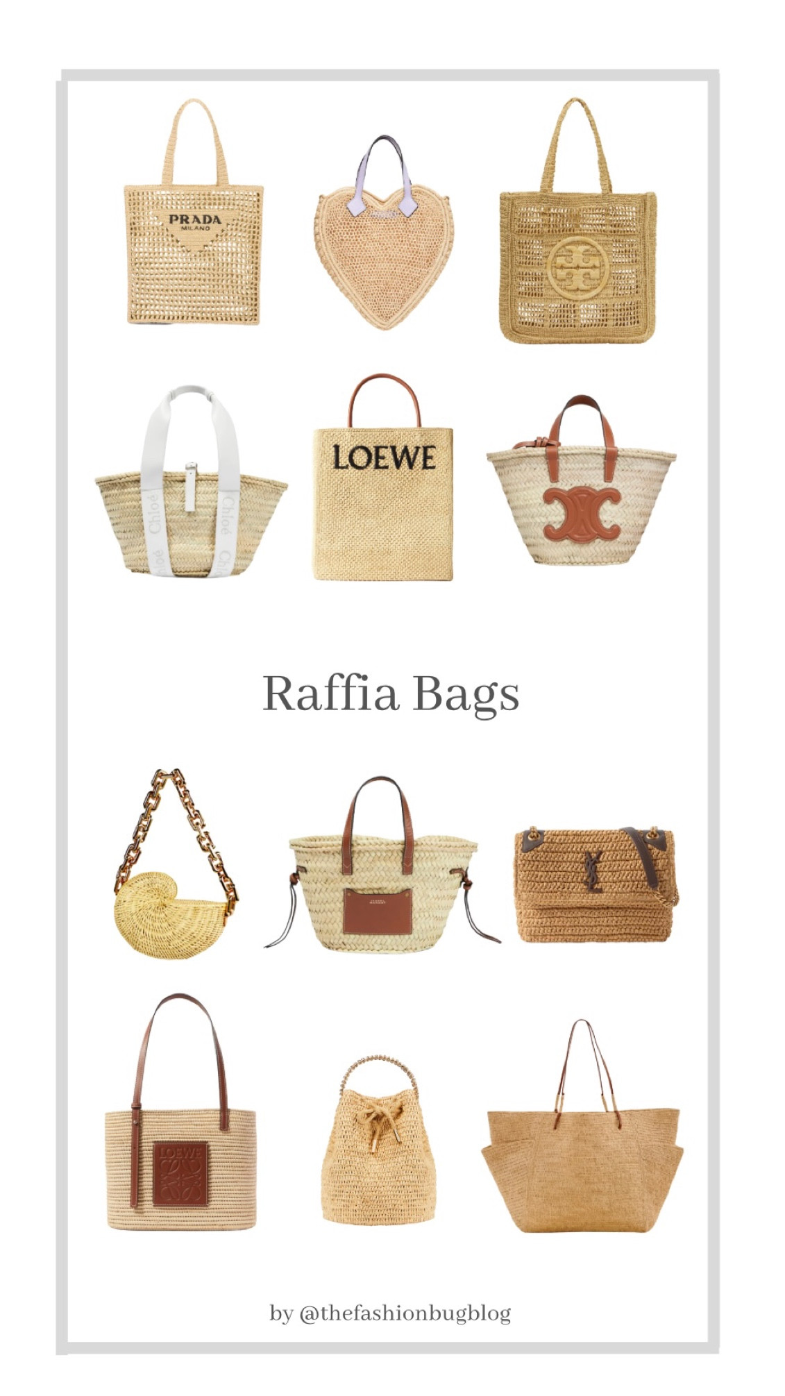 Prada woven-logo Raffia Tote Bag - Farfetch