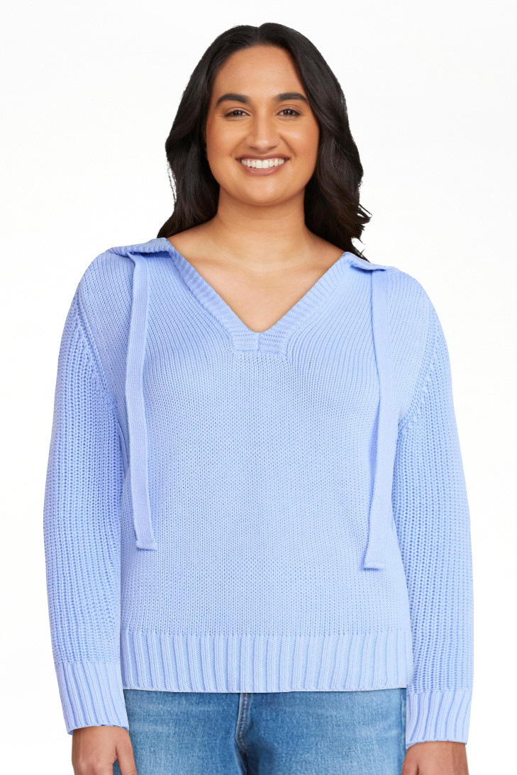 Free Assembly Women's Cotton Hoodie Sweater with Long Sleeves, Sizes XS-XXL | Walmart (US)