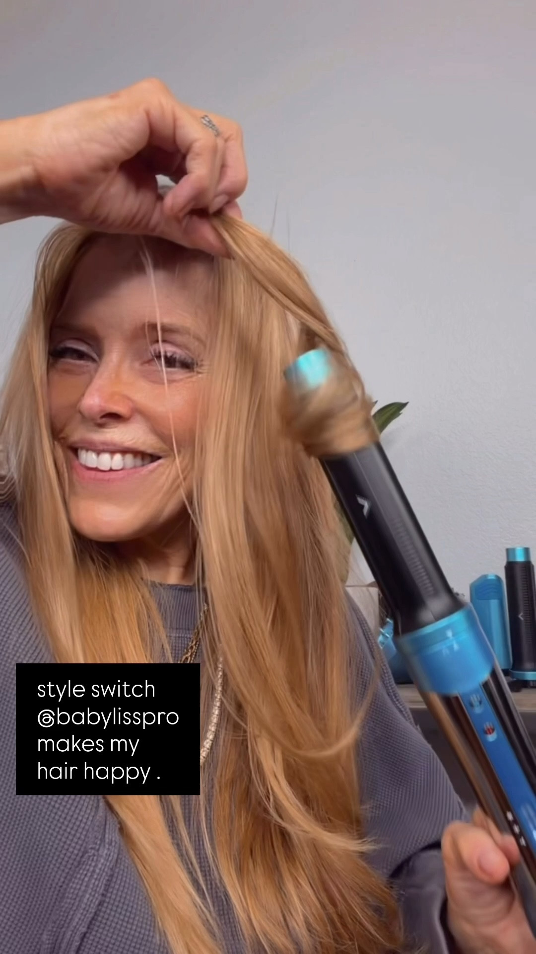 My new hair happiness ! The curl attachments and the BabylissPro Style Switch ! One hair tool soo many options ! 
Easy hair styling ! @BaBylissPRO 

#LTKBeauty #LTKgrwm #LTKselfcare