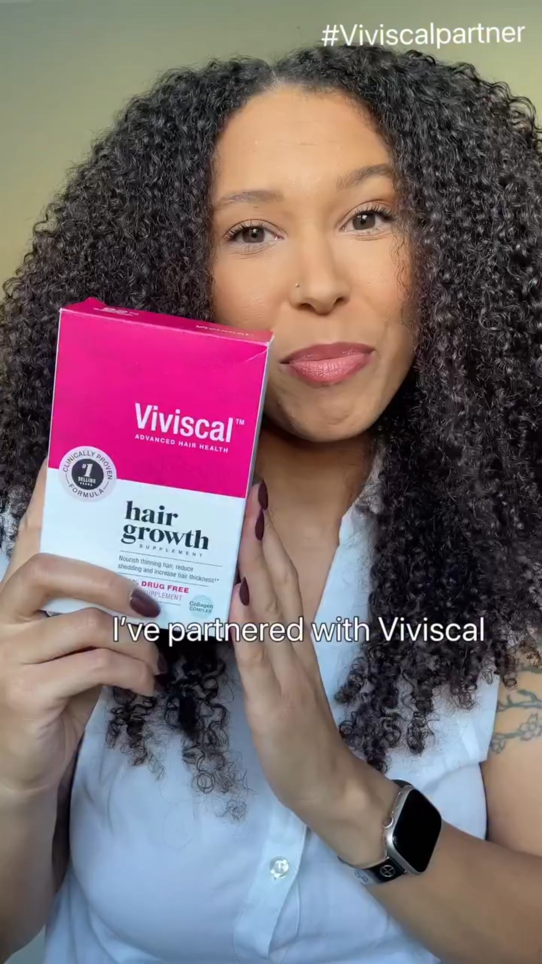 Nothing like a little hair progress to brighten a mama’s day. ✨ #ViviscalPartner