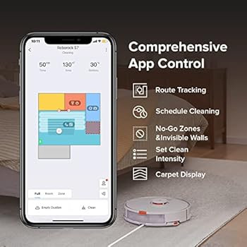 roborock S7 Robot Vacuum and Mop, 2500PA Suction & Sonic Mopping, Robotic Vacuum Cleaner with Mul... | Amazon (US)
