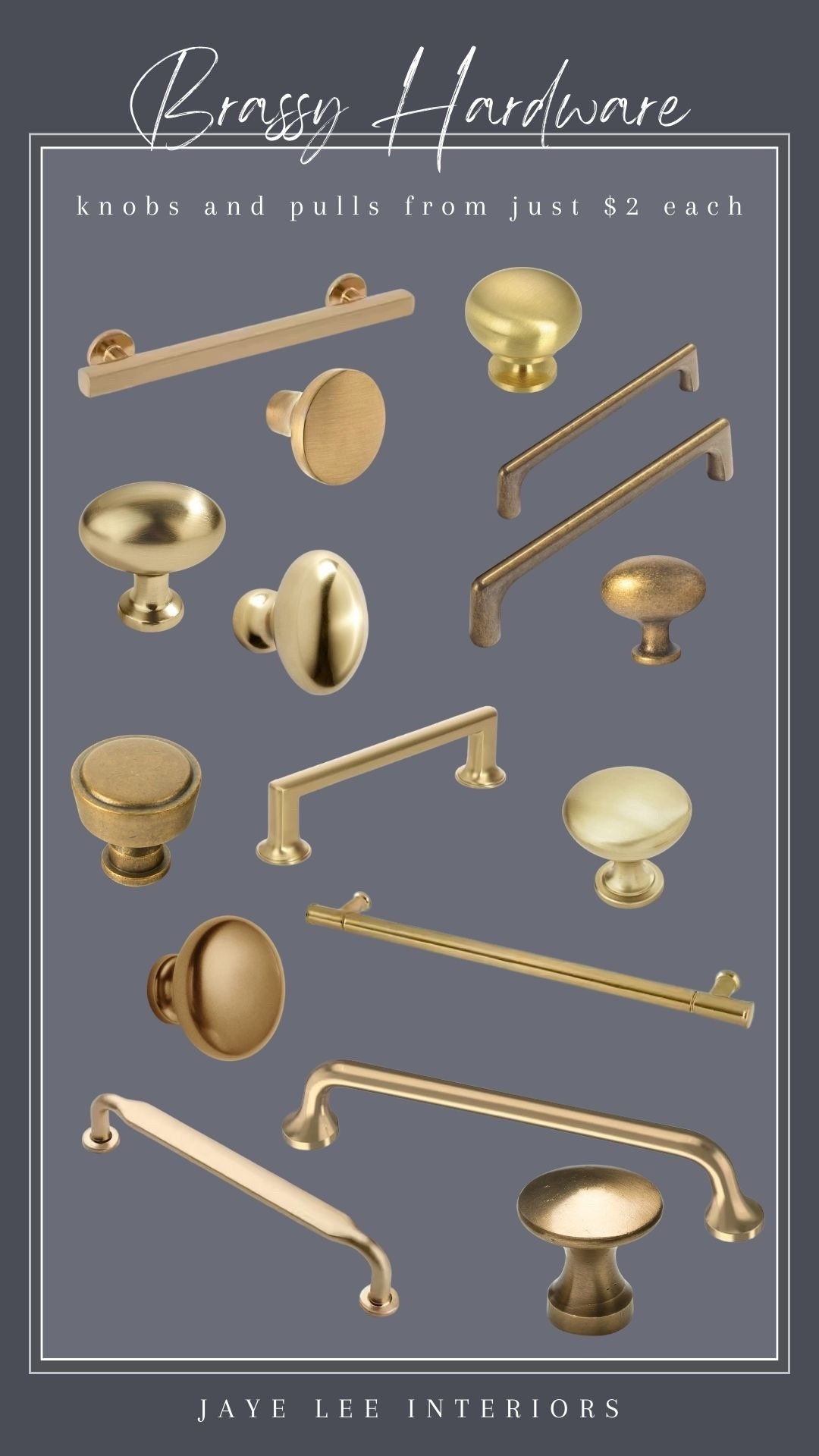 Brass Cabinet and Drawer Hardware Favorites from Amazon, Home Depot, Lowes, Wayfair, Amber Interiors and Rejuvenation... #brassknobs #brasspulls #kitchenhardware #brasshardware #goldhardware #warmmetals #affordableknobsandpulls #unlacqueredbrass #agedbrass #amazonhardware #LTKFindsUnder50

#LTKHome#LTKSaleAlert 

 #LTKKitchen