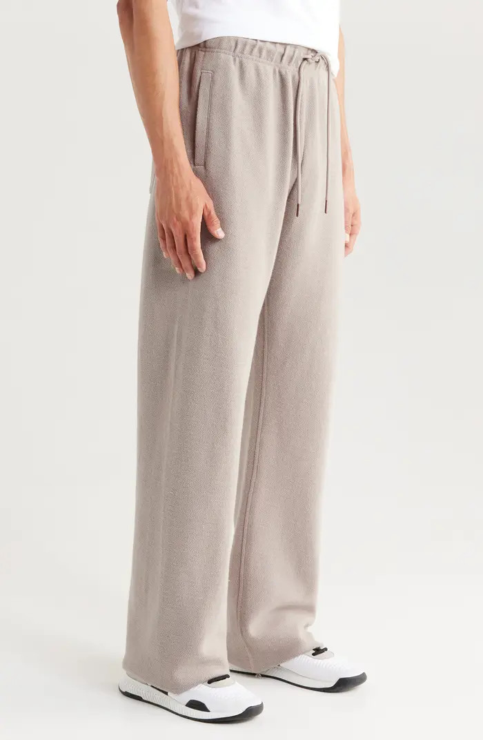HONOR THE GIFT Race Herringbone Wide Leg Sweatpants | Nordstrom | Nordstrom