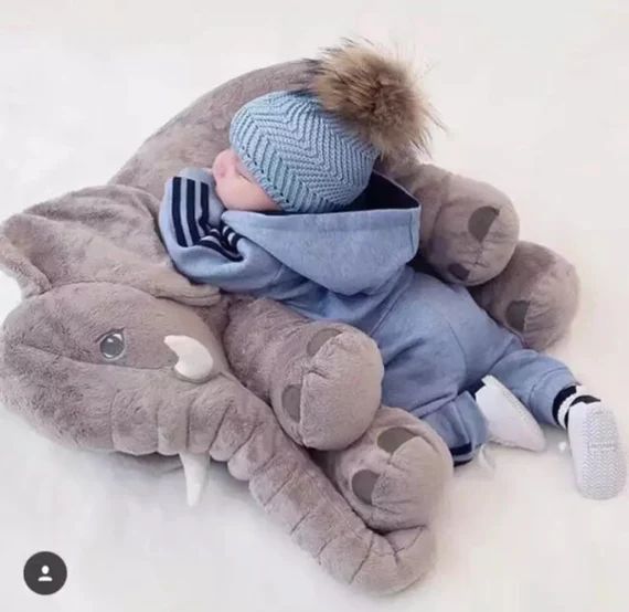 Snuggle Me Elephant Baby Comforter Elephant Pillow Baby | Etsy | Etsy (US)