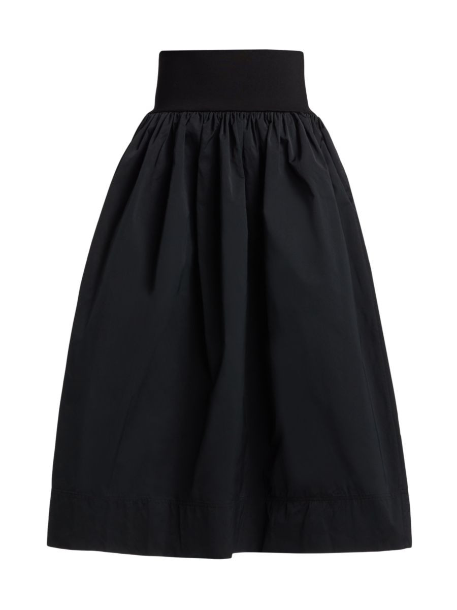 Jackie Elasticized-Waist Midi-Skirt | Saks Fifth Avenue