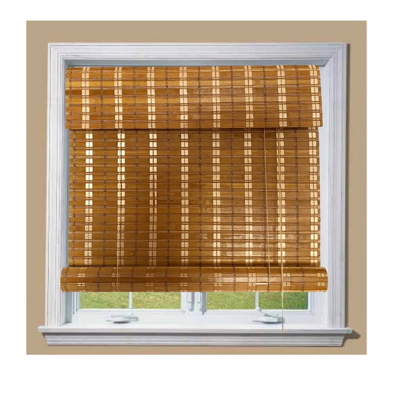 Symple Stuff Semi-Sheer Tan Outdoor Roll-Up Shade | Wayfair | Wayfair North America