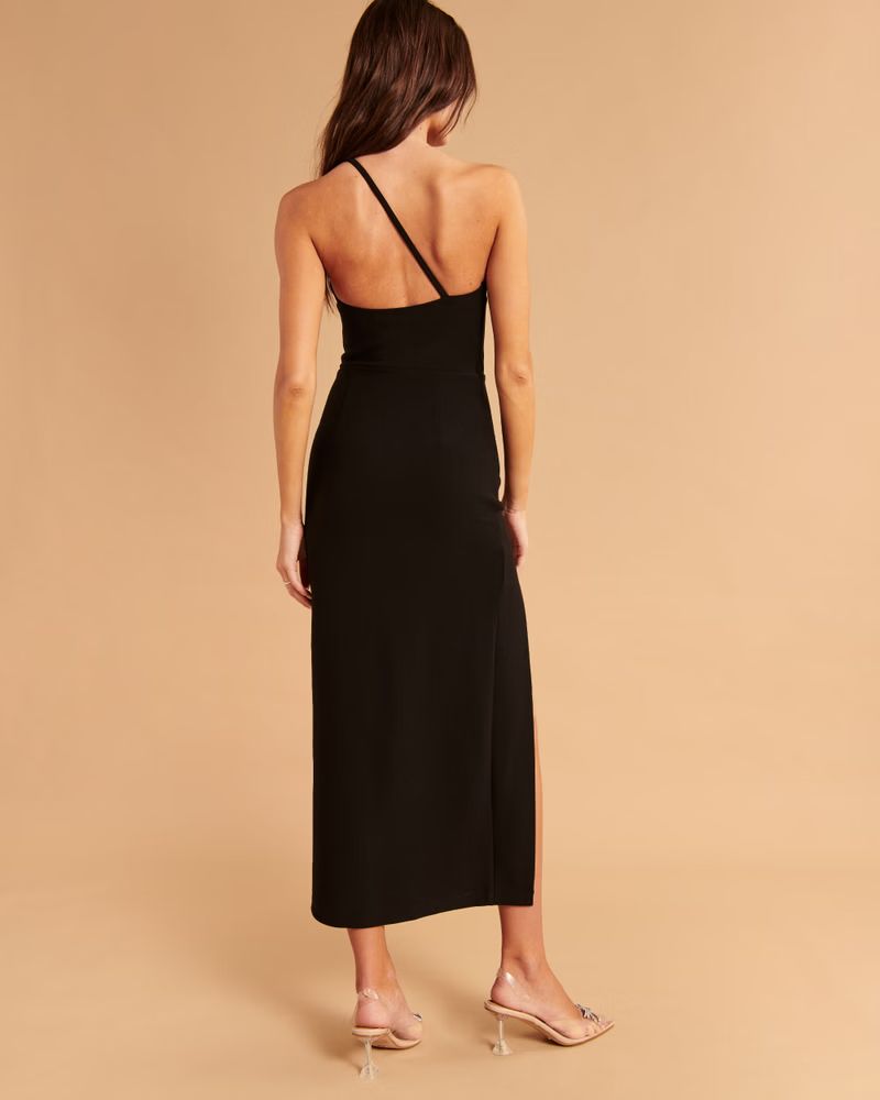 Women's Asymmetrical One-Shoulder Maxi Dress | Women's Dresses & Jumpsuits | Abercrombie.com | Abercrombie & Fitch (US)