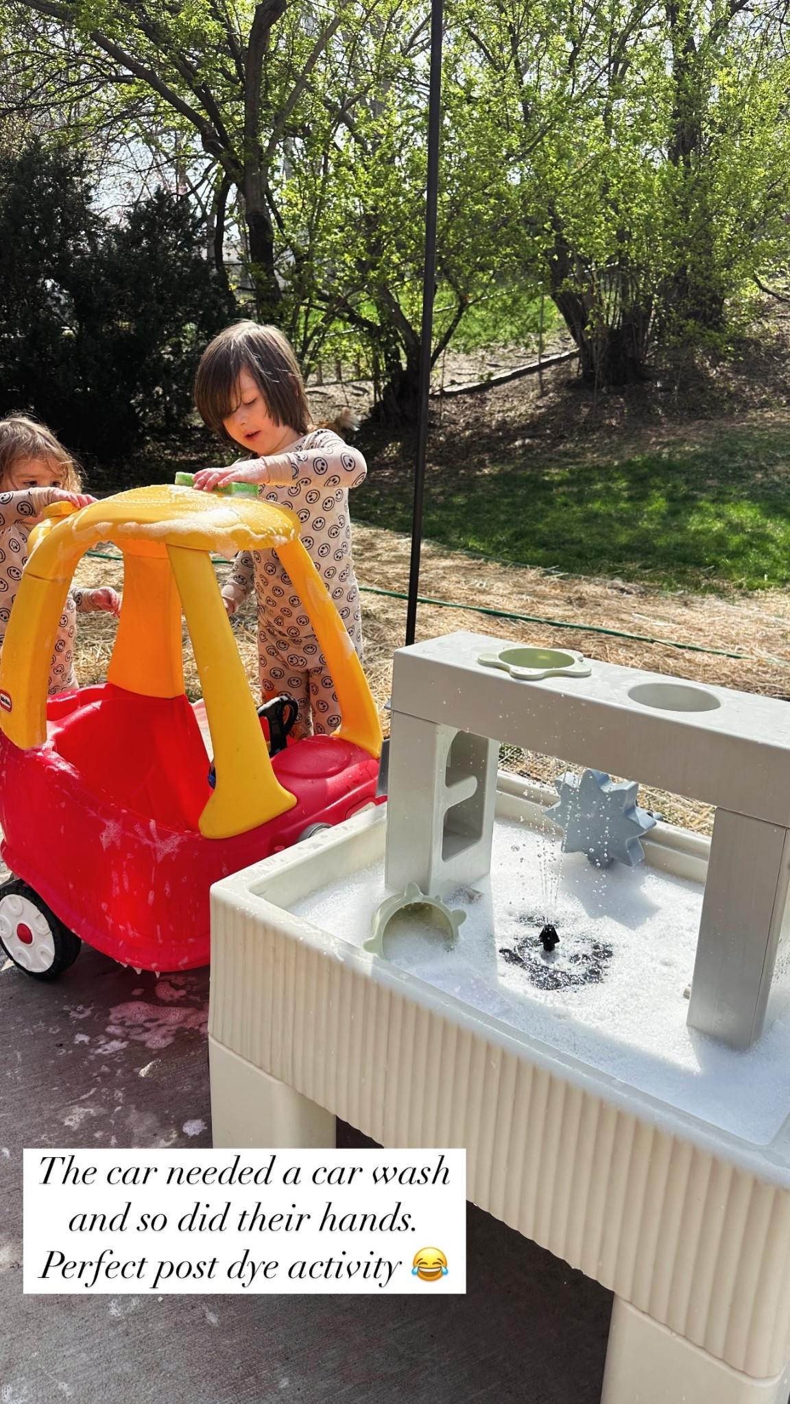 Car wash with our favorite water table! 

#LTKHome #LTKFamily #LTKKids