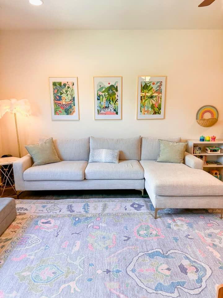 Modern Oushak Rug, Vintage Turkish Colorful Oriental Antique Inspired Washable Extra Large Area R... | Amazon (US)