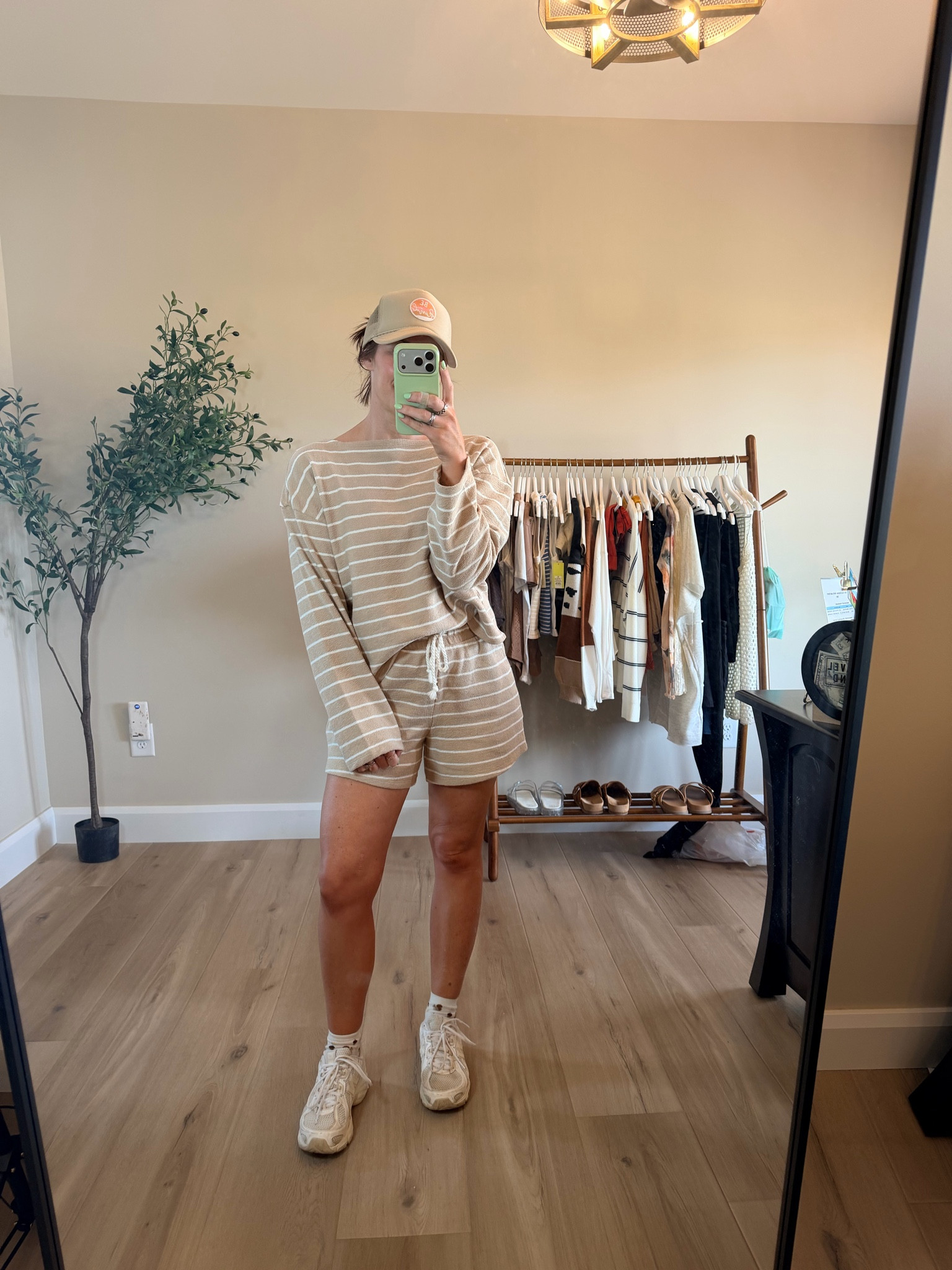Such a cute spring fit! Wearing a small in the shorts and medium in the top!

#LTKootd #LTKmomlife #LTKgrwm