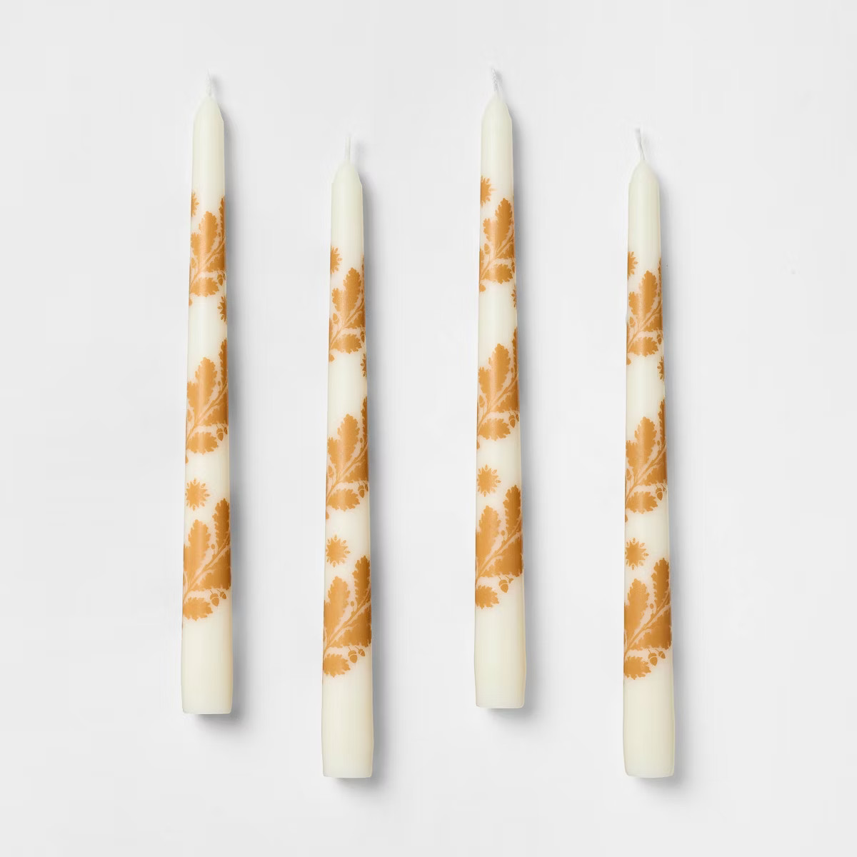 4pk Patterned Taper Candle Set - Threshold™ designed with Studio McGee | Target