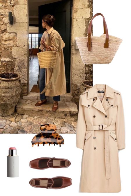 🤎🤎🤎

Trench coat, basket tote, basket bag, claw clip, westman atelier, ballet flats, Mary Jane’s 

#LTKshoecrush #LTKSeasonal #LTKfindsunder100