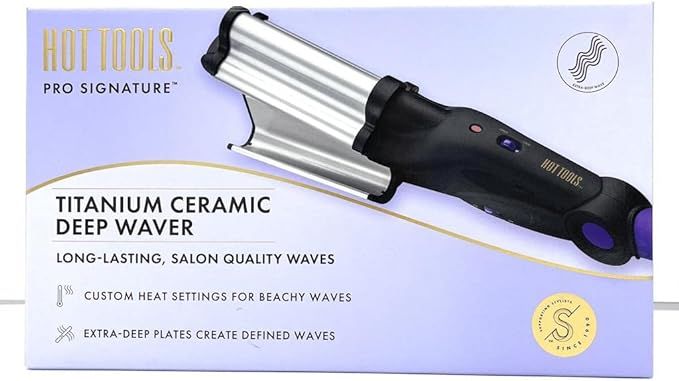 hot Tools pro Signature Titanium Ceramic deep Waver | Amazon (US)