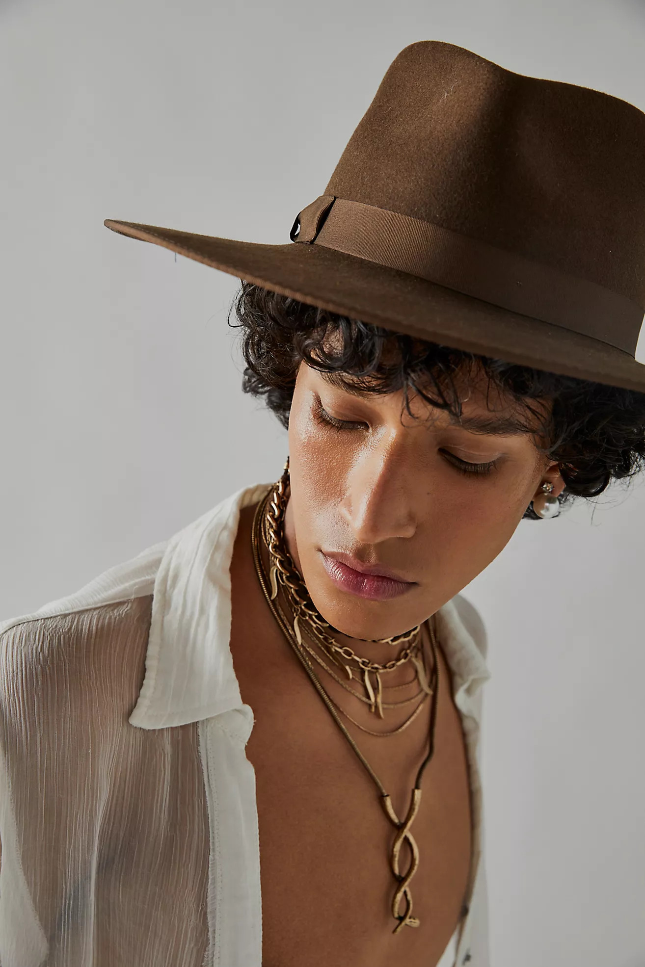 Chapeau en feutre style western | Free People FR