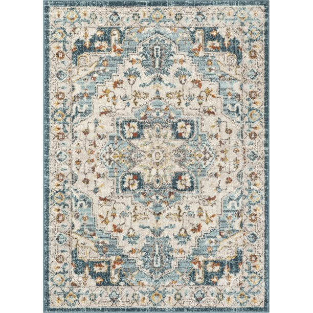 Well Woven Mystic Distressed Persian Area Rugs, Gray - Walmart.com | Walmart (US)