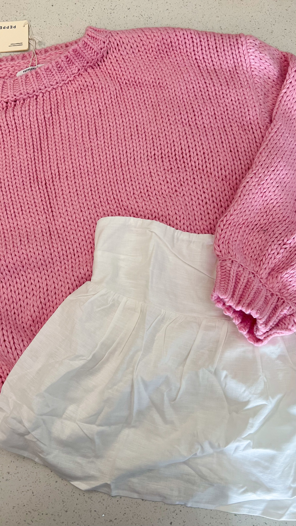 peppermayo pink sweater and white bubble tube top

#LTKBacktoSchool #LTKSeasonal #LTKStyleTip