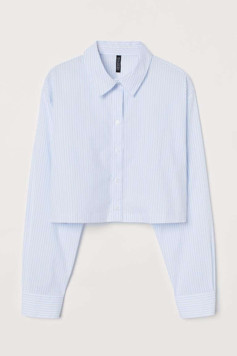 Cotton Crop Shirt | H&M (US + CA)