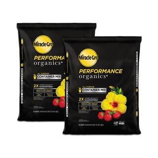 6 Qt. Performance Organics All Purpose Potting Soil Mix (2-Pack) | The Home Depot