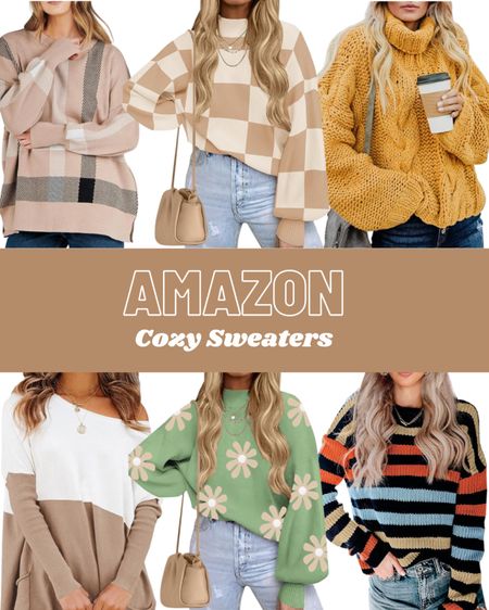 It’s #sweater weather! These are my favorite trending #fall and #winter sweaters on #amazon #prime ❤️. Each of these come in a TON of colors - the options are endless! 

My favorite is the beige and brown #checker print #turtleneck 😊. But you’ll also find some brighter pink, orange, purple, and whatever you like. 

Stay warm and happy shopping! 🛍️

#cozy #weartowork #casual 

#LTKworkwear #LTKxPrime #LTKSeasonal