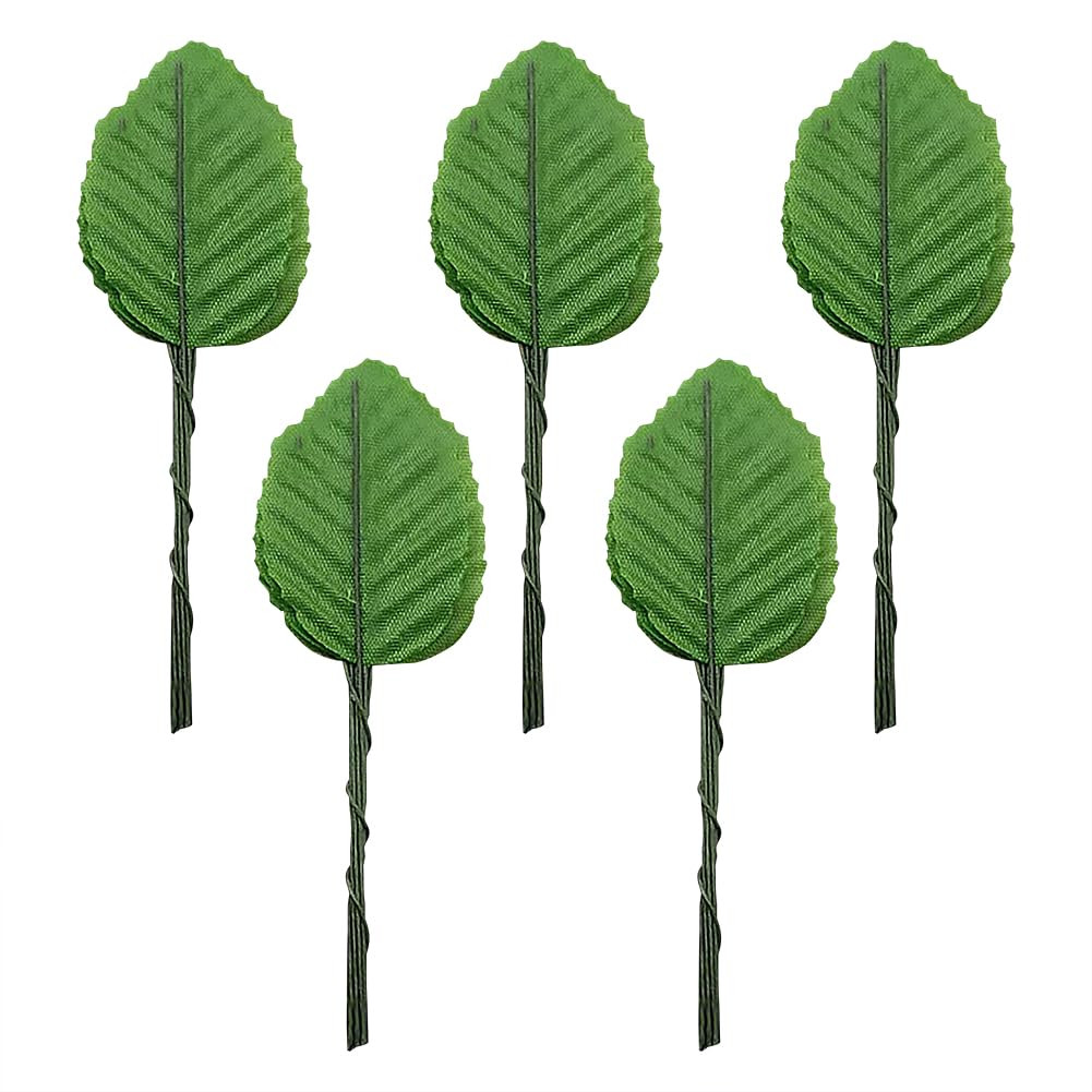 ccHuDE 200 peças de tecido de folhas verdes falsas folhas florais artesanato artificial folhas d... | Amazon (BR)