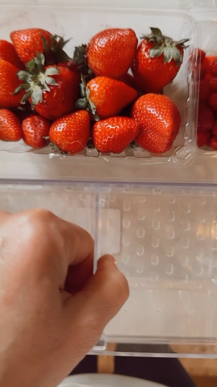 Kitchen essential // Berry container from Target with colander // frig organization 

#LTKfamily #LTKhome #LTKFind