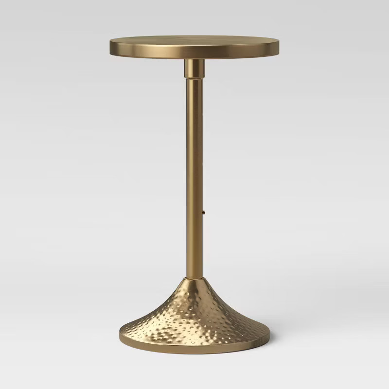 Lasker Patina Brass Drink Table Brass - Threshold™ | Target