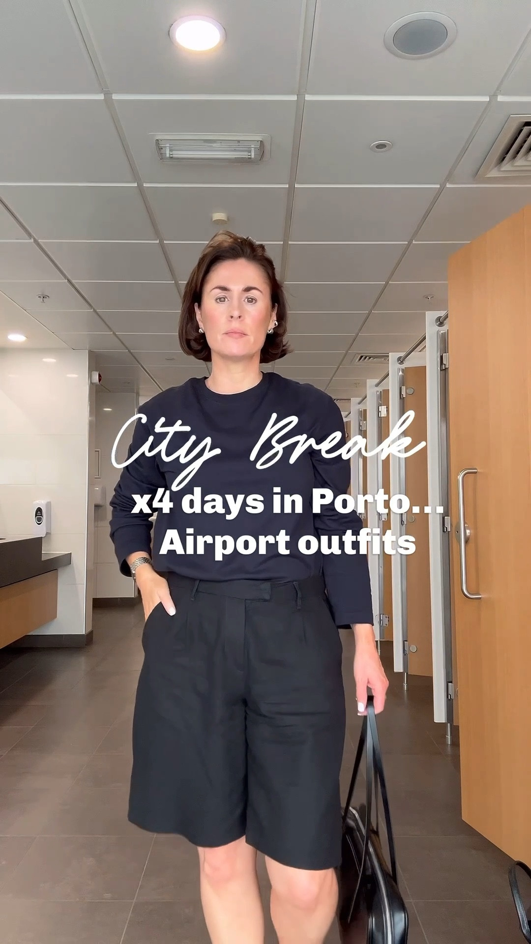 What I’m wearing to the airport this Spring.
All about the Margot vibes done your own wat & the hardess tv working trousers, just side one or two sizes and you can thank me later. So good dressed up too👌

Longer line shorts, oversized long sleeve t.shirt, neutral summer shoe, suede loafers, balloon trousers black tote travel bag 

Airport travel at its best 

#LTKspring #LTKtravel #LTKstyletip