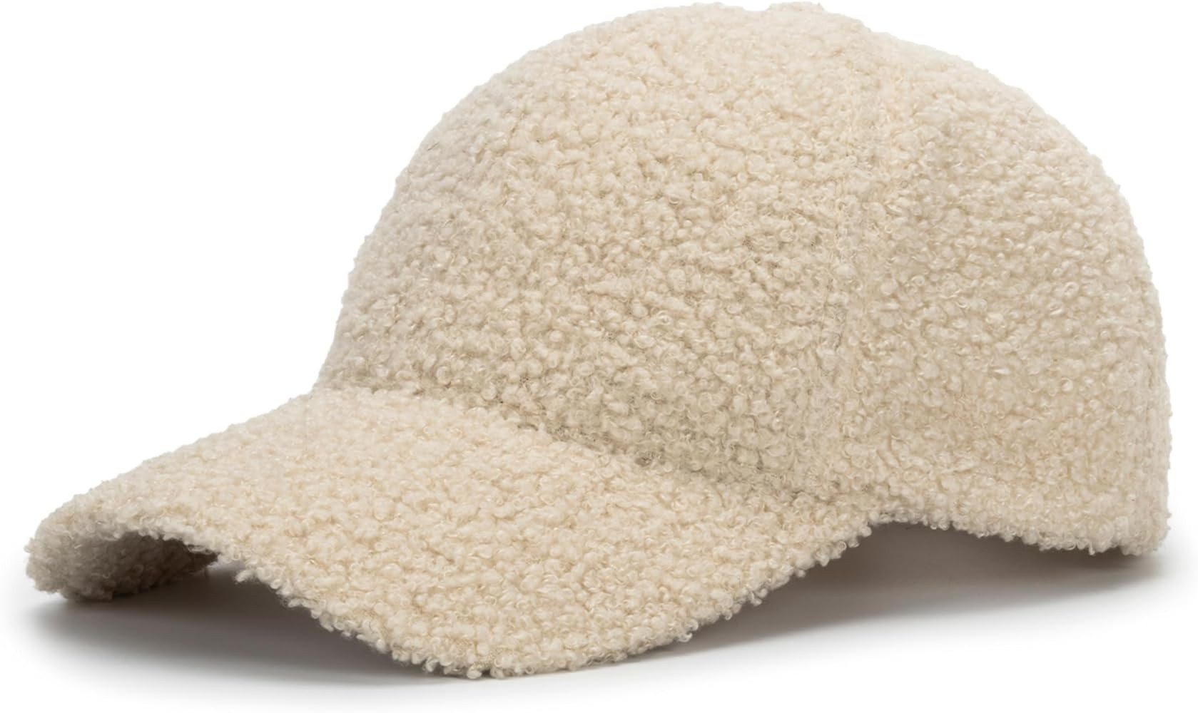 Faux-Sherpa-Baseball-Hat for Women & Men Winter Warm Faux Shearling Baseball Cap Teddy-Fleece Hip... | Amazon (US)