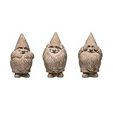 Amazon.com: Creative Co-Op Cement Hear Speak See No Evil Gnome (Set of 3) Figurines, Multi, 3 : P... | Amazon (US)