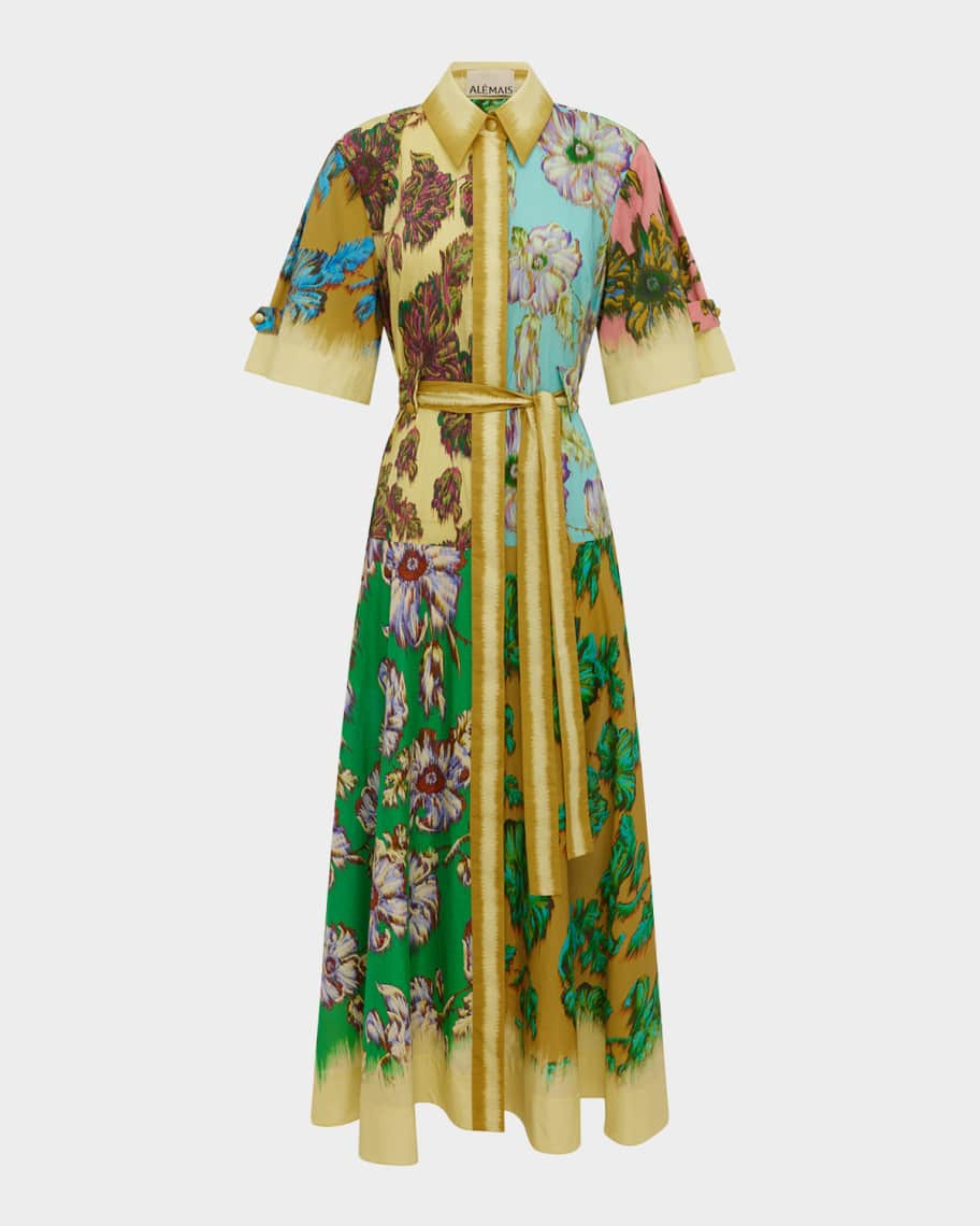 ALEMAIS Jerry Maxi Shirtdress | Neiman Marcus