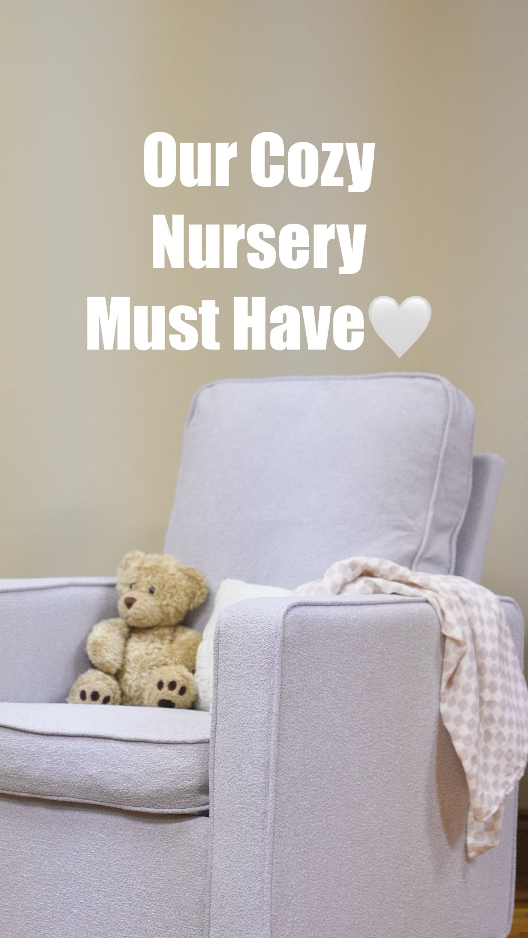 Since welcoming our little one, the Luna Glider from @deltachildren has become my favorite spot in the nursery🤍 


#LTKBaby #LTKHome #LTKKids